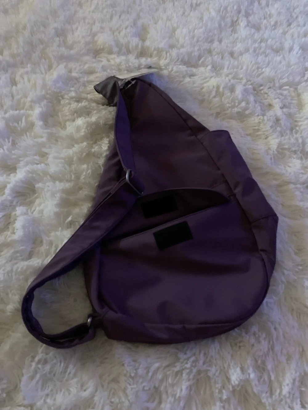 Everyday Purple Sling Backpack - Lightweight Hands-Free Carry